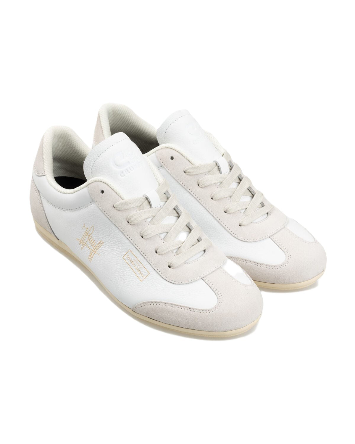 Cruyff Recoupa Baskets Blanches En Cuir Pour Hommes