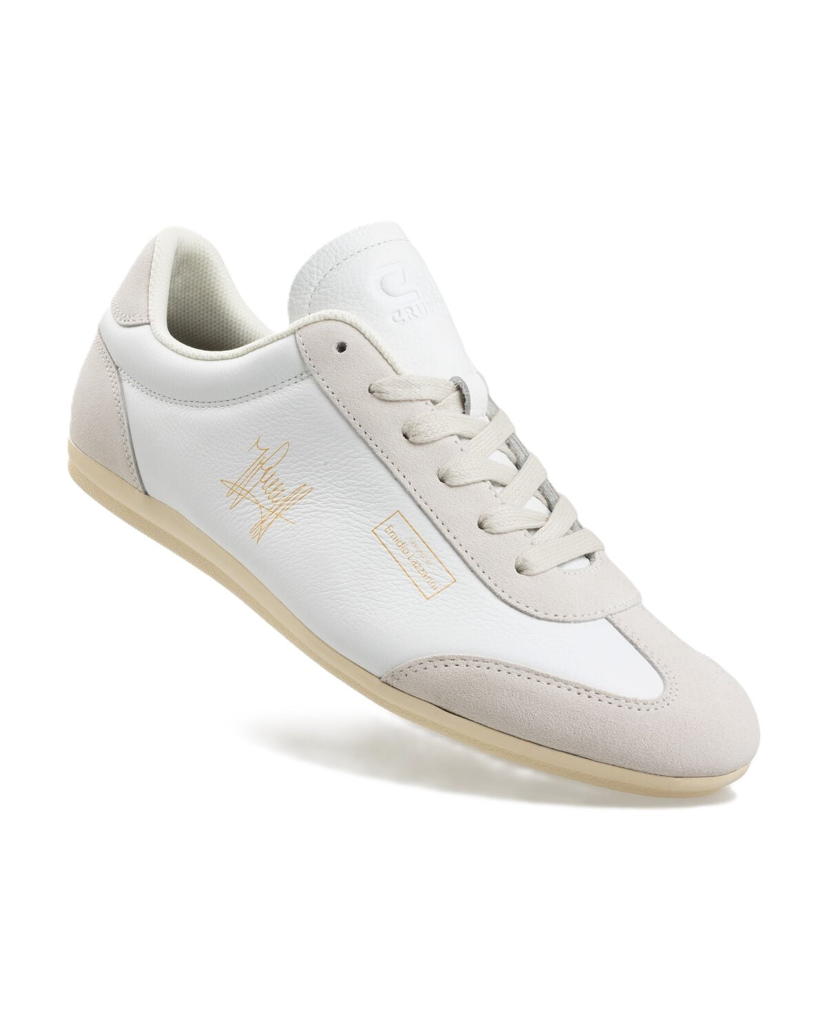 Cruyff Recoupa Baskets Blanches En Cuir Pour Hommes