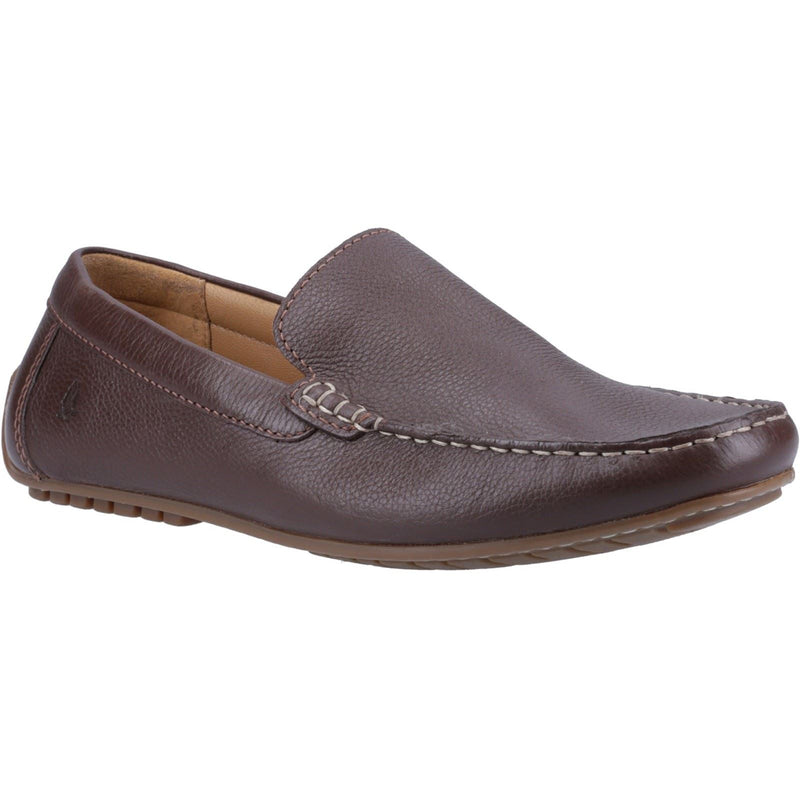 Hush Puppies Ralph Chaussures Bateau Marron En Cuir Pour Hommes