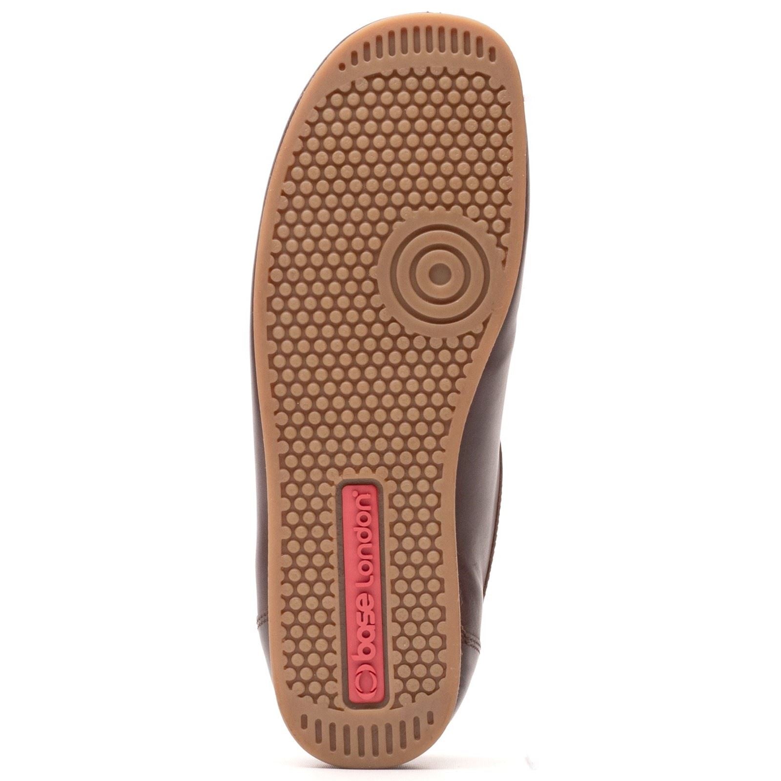 Base London Koko Mocassins En Cuir Pour Hommes En Châtaigne