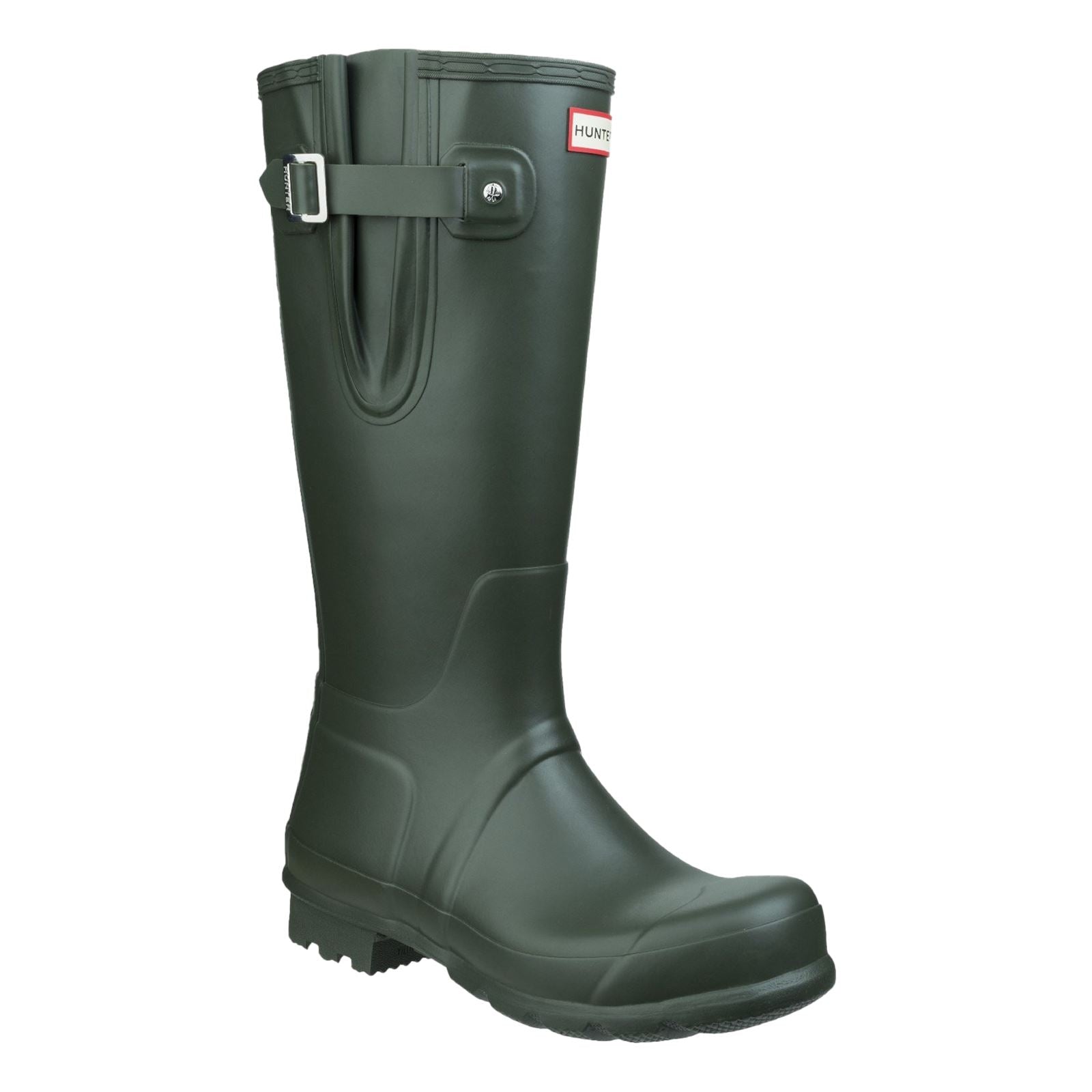 Hunter Original Side Adjustable Bottes En Caoutchouc Pour Hommes, Couleur Olive Foncé