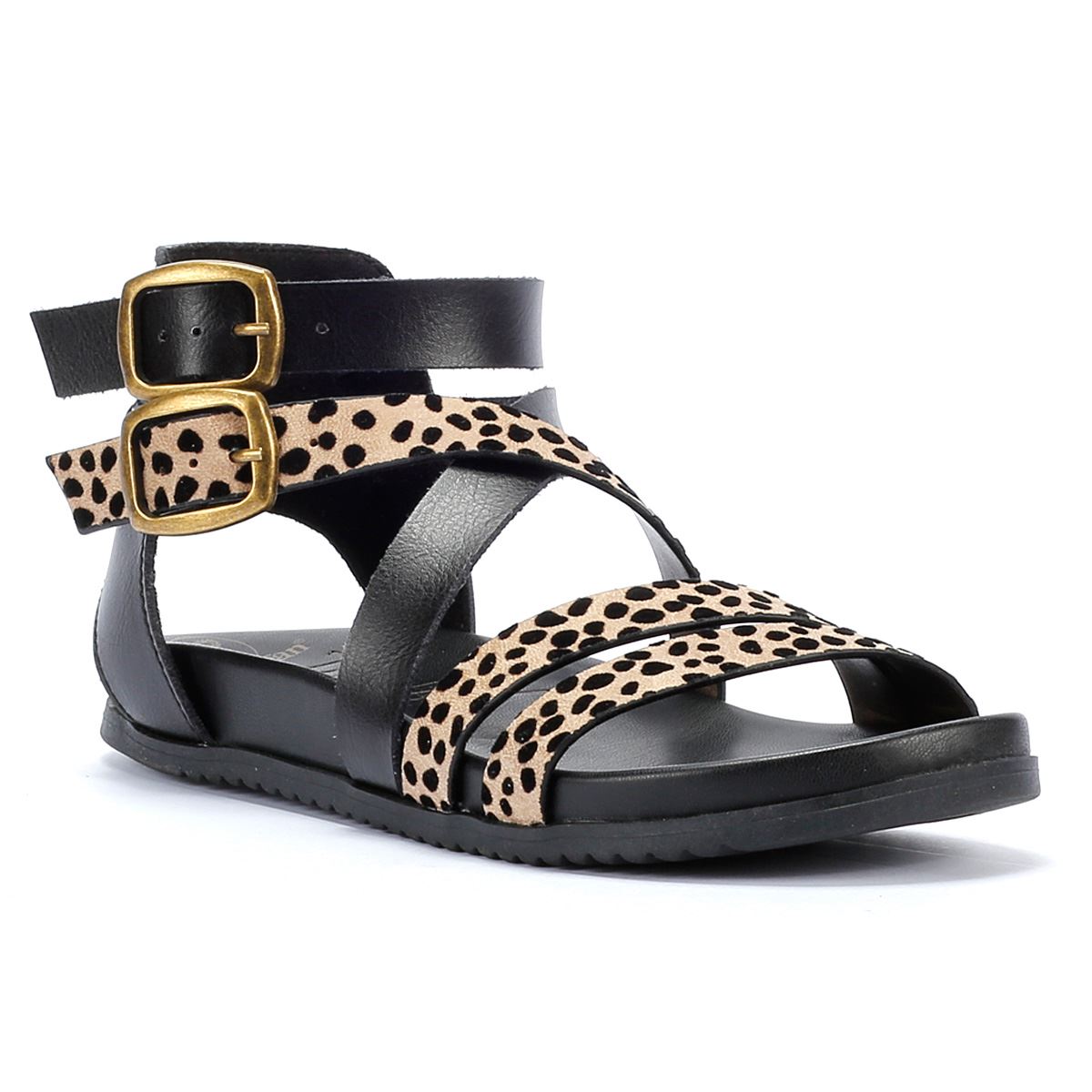Blowfish Malibu Candie Sandales Léopard Pour Femmes