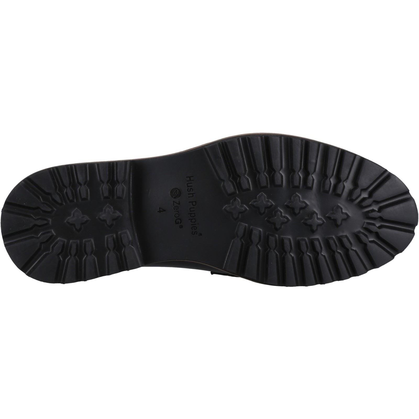 Hush Puppies Gianna Mocassins Noirs Pour Femmes En Cuir