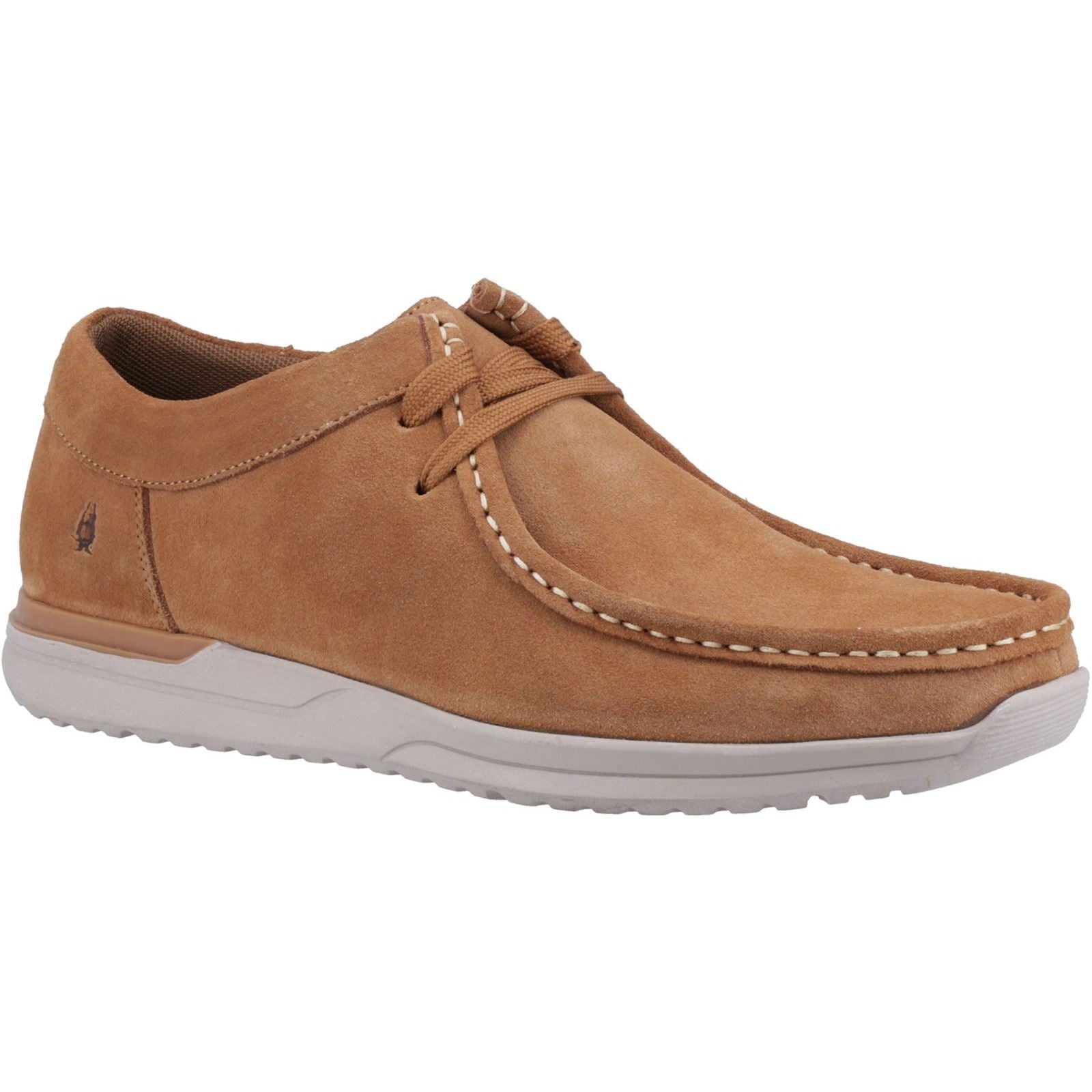 Hush Puppies Hendrix Chaussures Homme En Daim Couleur Tan À Lacets