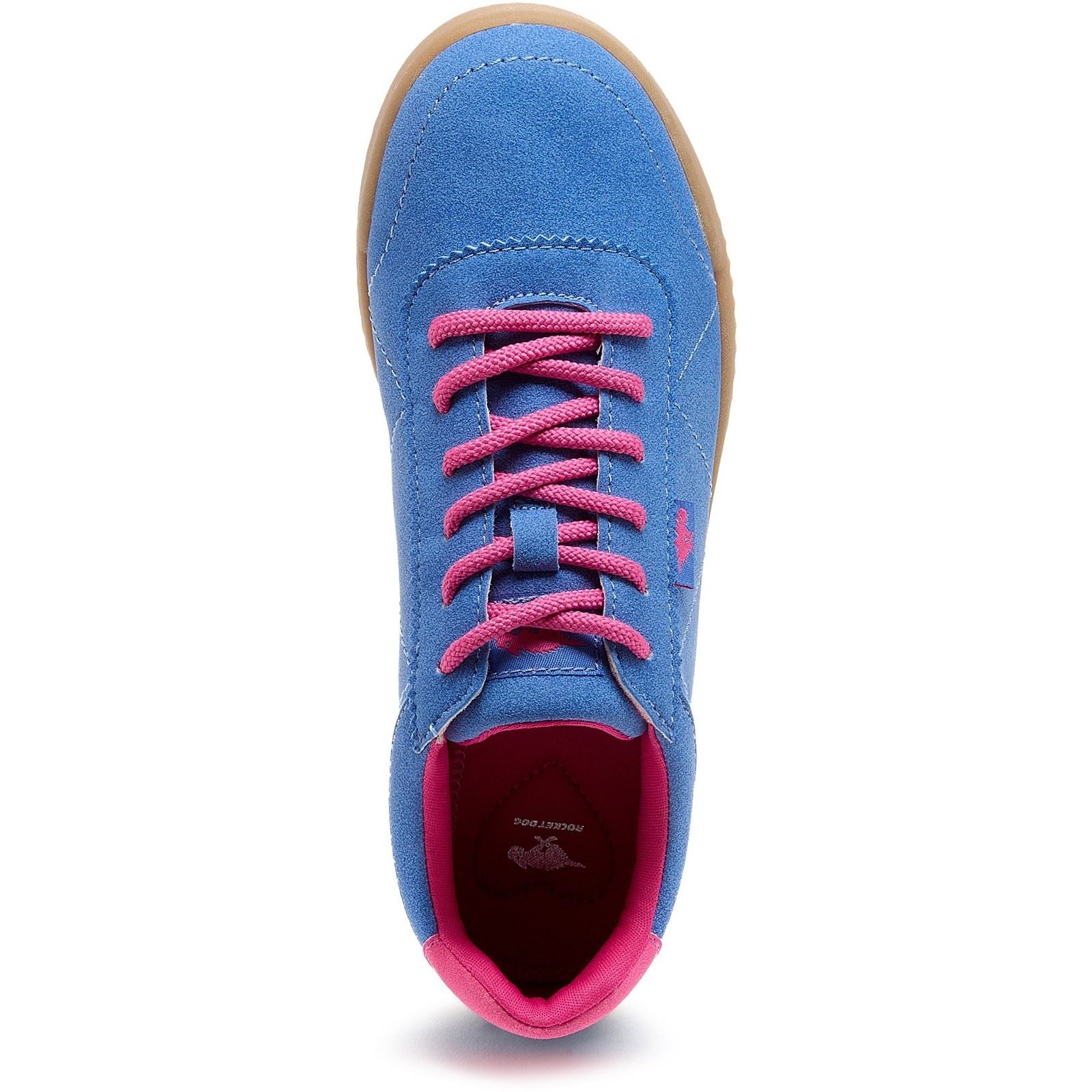 Rocket Dog Bertie Pella Baskets Bleues En Textile Pour Femmes