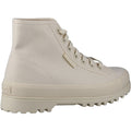 Superga 2341 Alpina Bottes Beige En Coton Pour Femmes