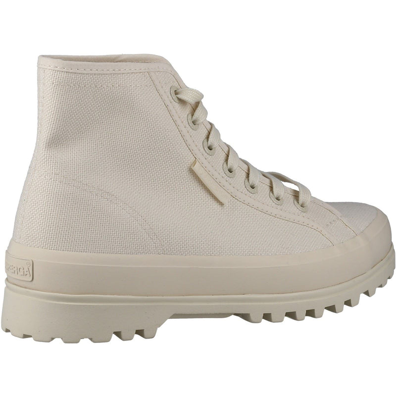 Superga 2341 Alpina Bottes Beige En Coton Pour Femmes