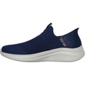 Skechers Ultra Flex 3.0 Smooth Step Baskets Homme En Toile Bleu Marine
