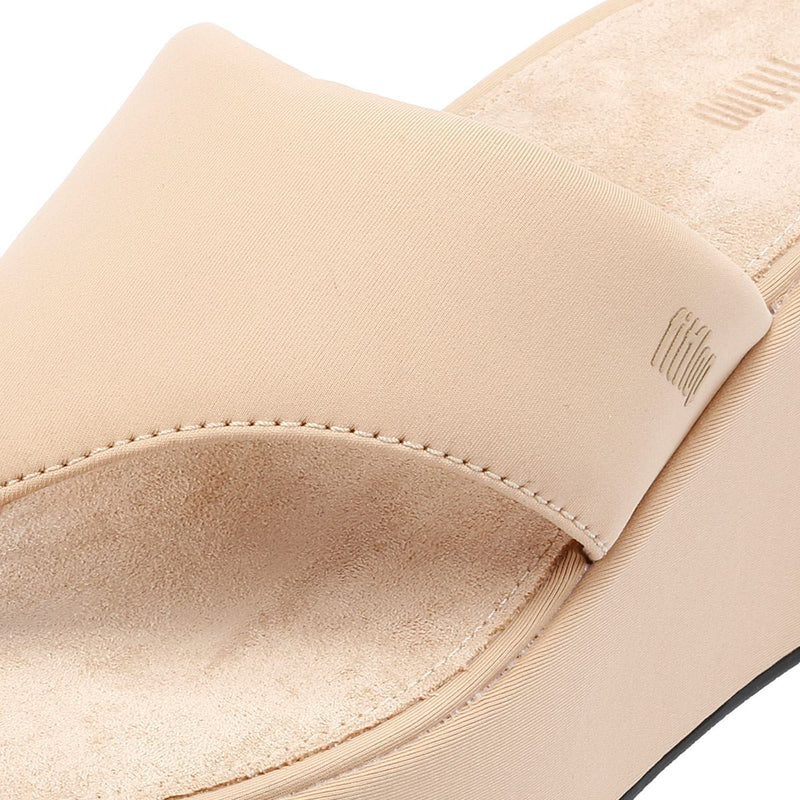 FitFlop Platfforms Wedge Sandales Beige Pour Femmes