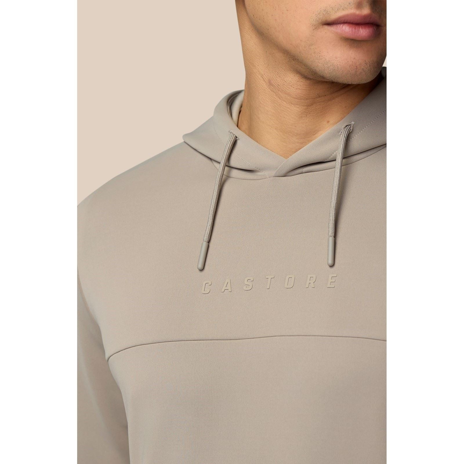 Castore Scuba Hoody Sweat À Capuche Marron En Polyester Pour Homme