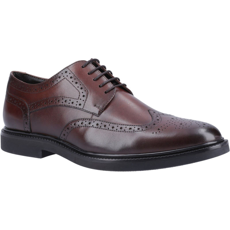 Hush Puppies Kingston Chaussures De Ville En Cuir Pour Homme De Couleur Chocolat
