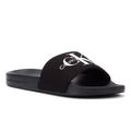 Calvin Klein Jeans Slide Monogram Co Womens Black Sandals