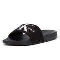 Calvin Klein Jeans Slide Monogram Co Womens Black Sandals