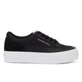 Calvin Klein Vulc Flatform Low Cut Womens Black Trainers