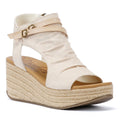 Blowfish Malibu Lacy Bone Sandales En Textile Denim Pour Femme