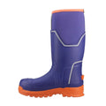 Muck Boots Grit S5 Bottes En Caoutchouc Pour Hommes Bleues/oranges