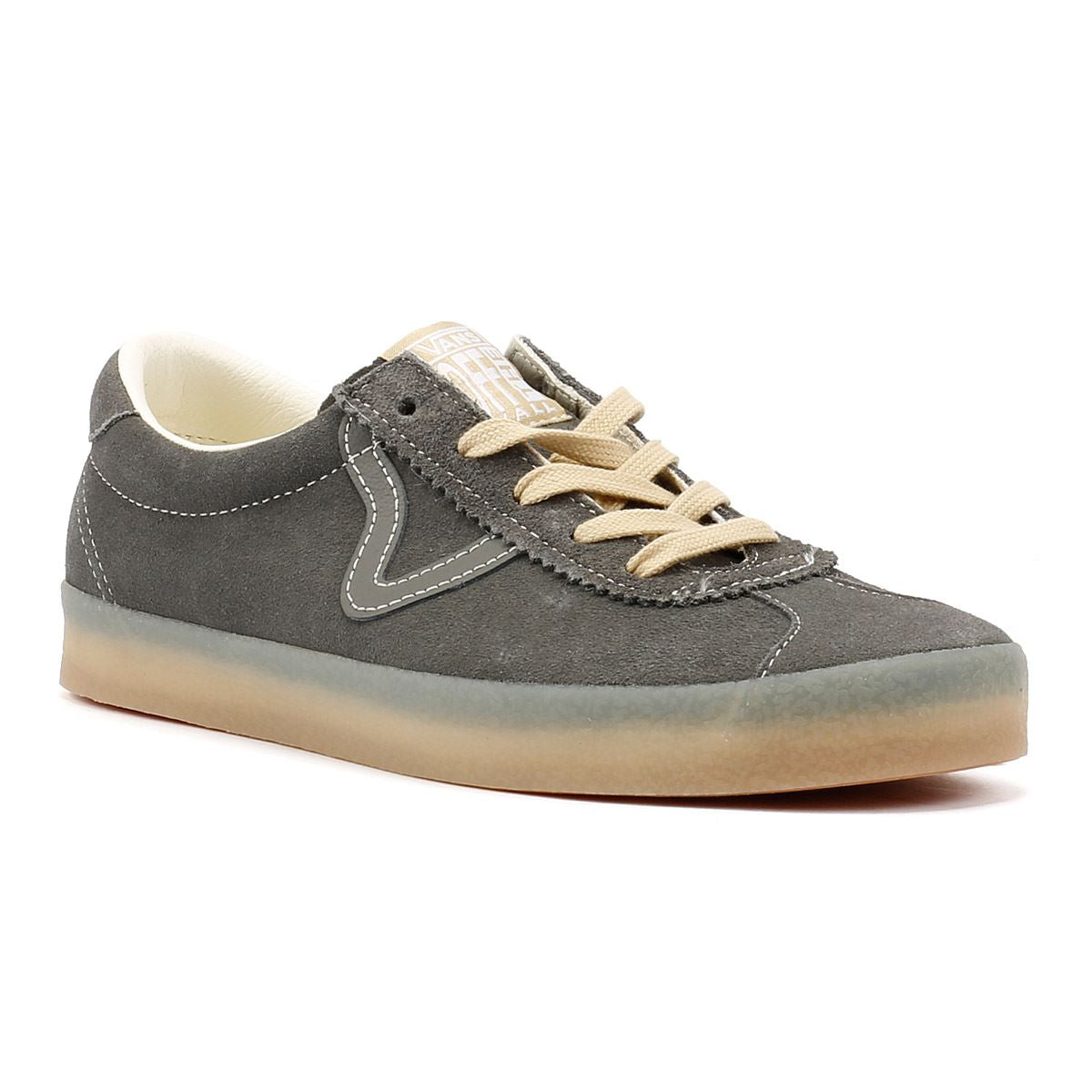 Vans Sport Low Crepe Baskets Grises En Suède