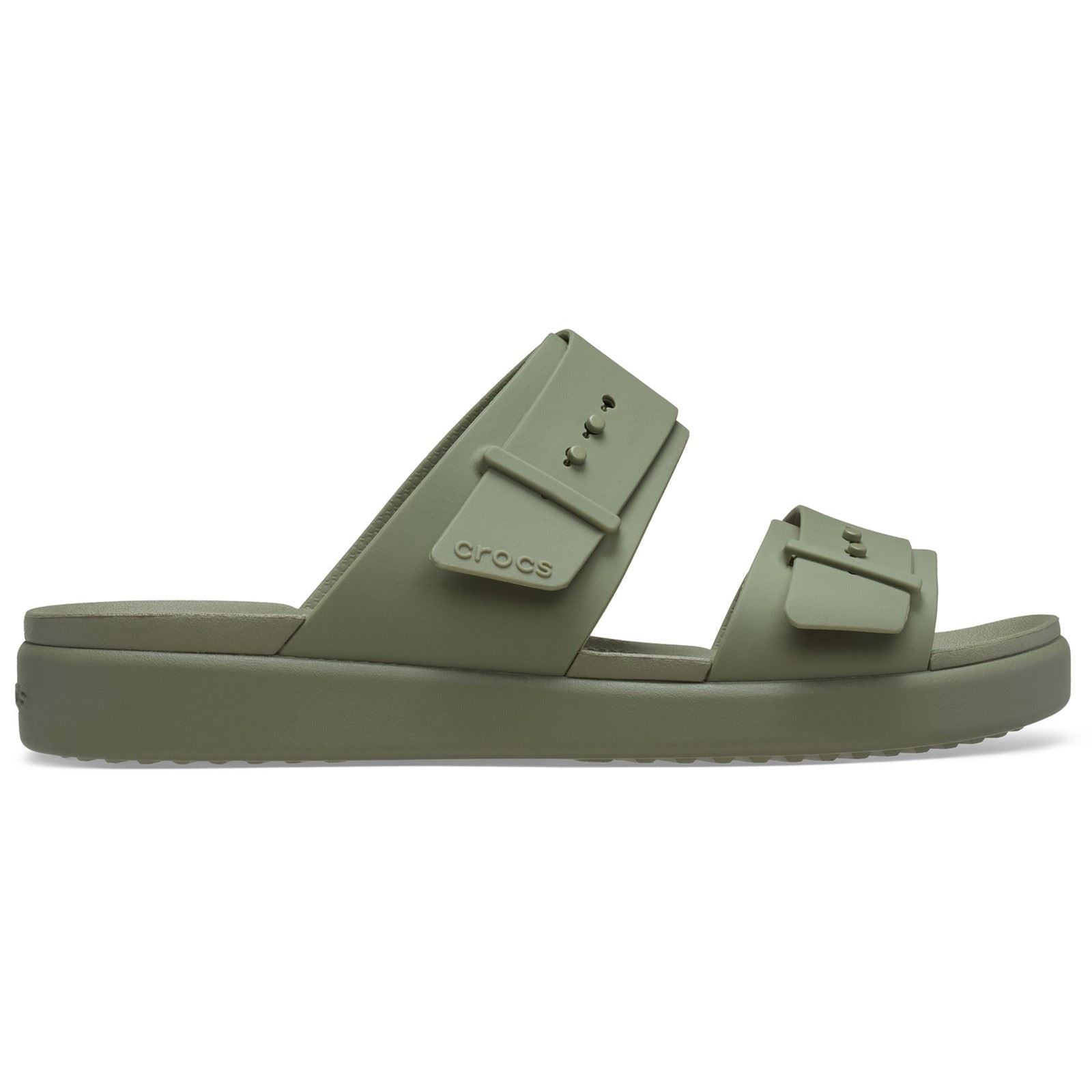 Crocs Brooklyn Buckle Sandales Cargo Pour Femmes Eva