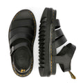 Dr. Martens Blaire Athena Sandales Noires Pour Femmes En Cuir