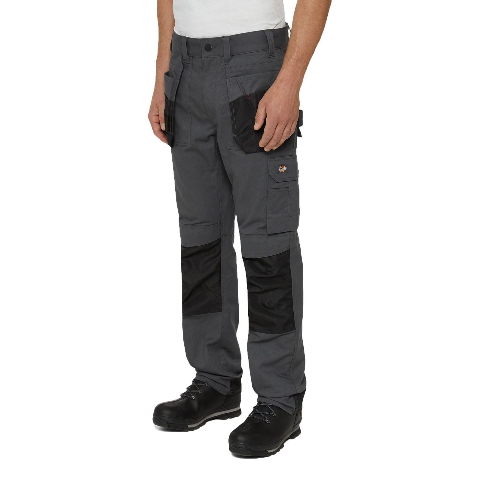 Dickies Multi Pocket Utility Pantalons De Travail Gris En Polyester Pour Homme