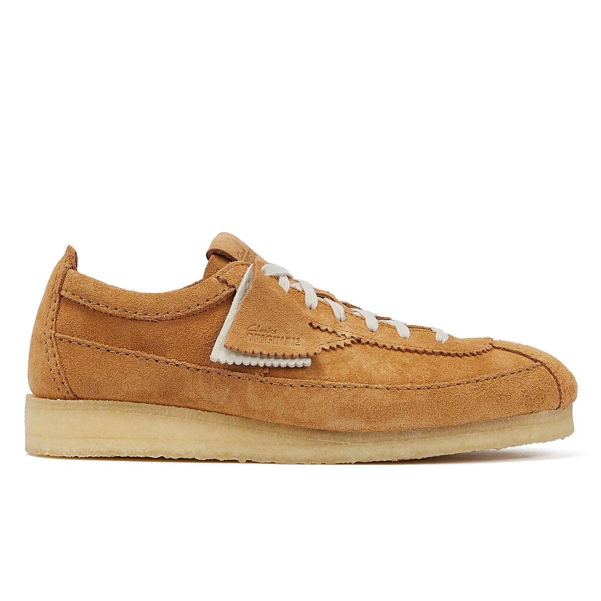 Clarks Originals Wallabee Tor Suede Chaussures À Lacets Marron Pour Hommes