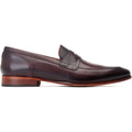 Base London Bruno Chaussures De Ville Bordeaux Pour Hommes En Cuir