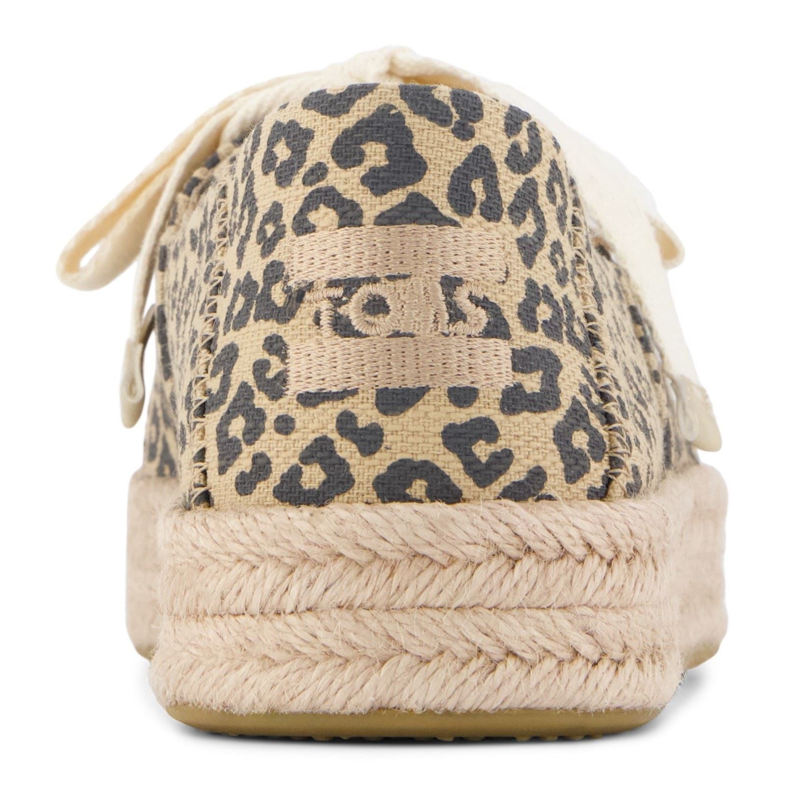 TOMS Carolina Lace Up Espadrilles En Coton Pour Femmes Couleur Avoine