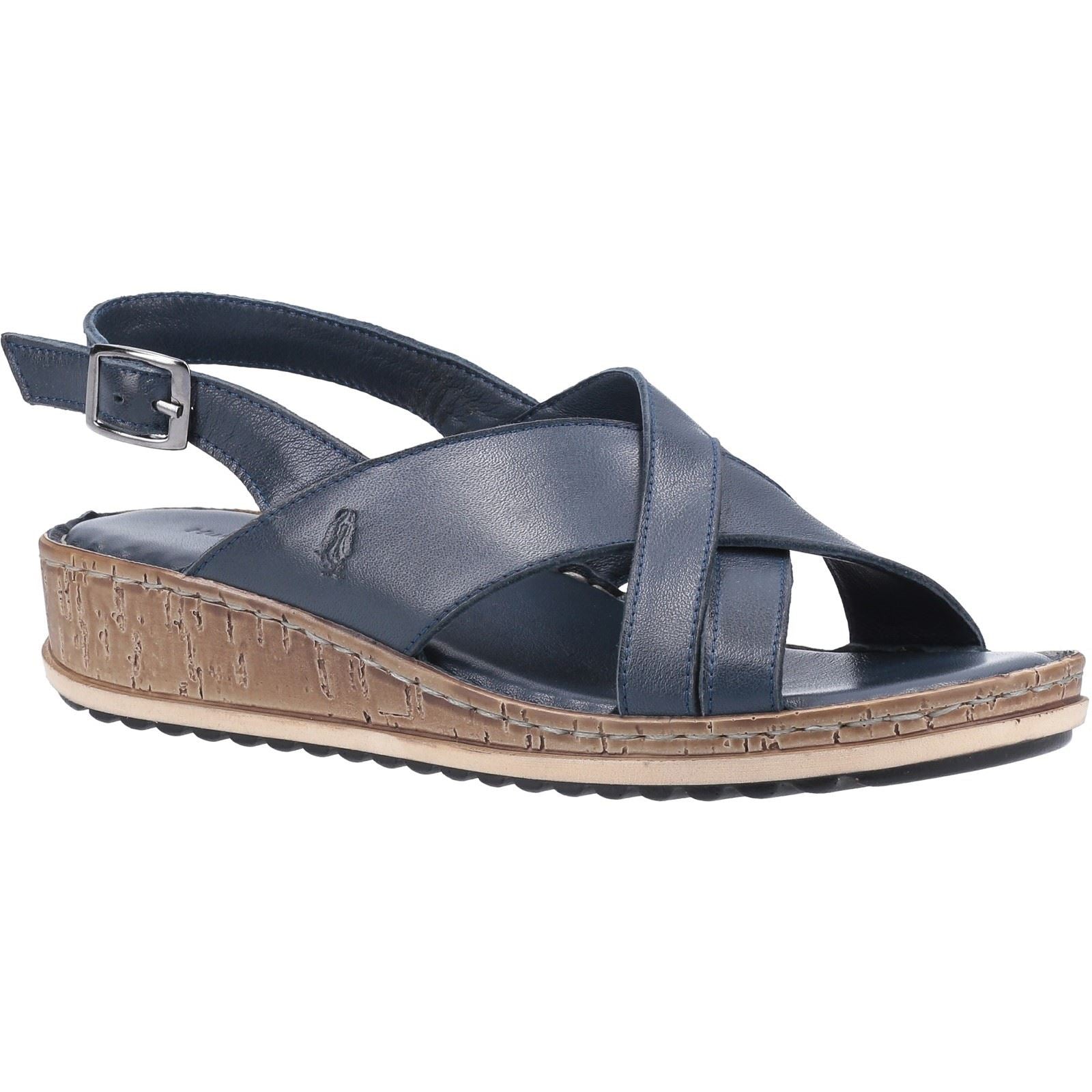 Hush Puppies Elena Escarpins En Cuir Pour Femme Couleur Bleu Marine
