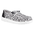 HEYDUDE Wendy Leopard Mocassins Noirs/Gris Pour Femmes