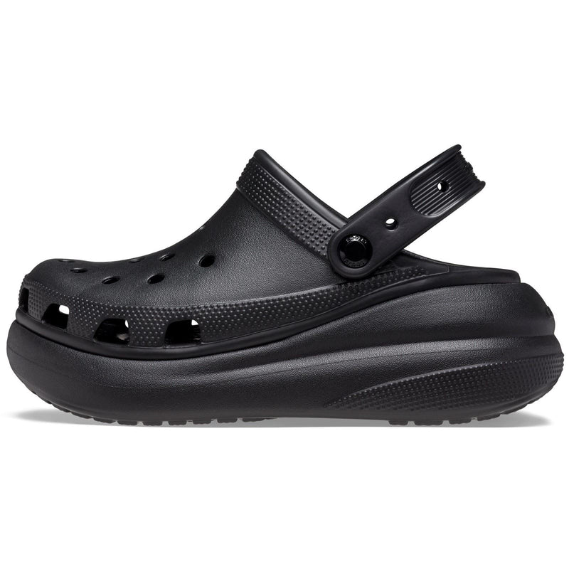 Crocs Classic Crush Les sabots noirs pour femmes Eva