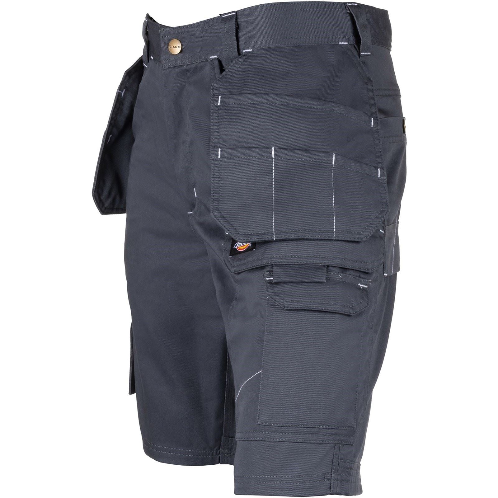 Dickies Redhawk Pro Work Shorts De Travail Gris Pour Hommes En Polyester
