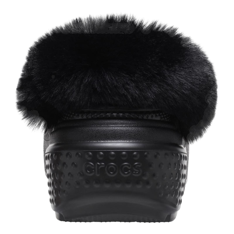 Crocs Stomp Lined Les sabots noirs pour femmes Eva.