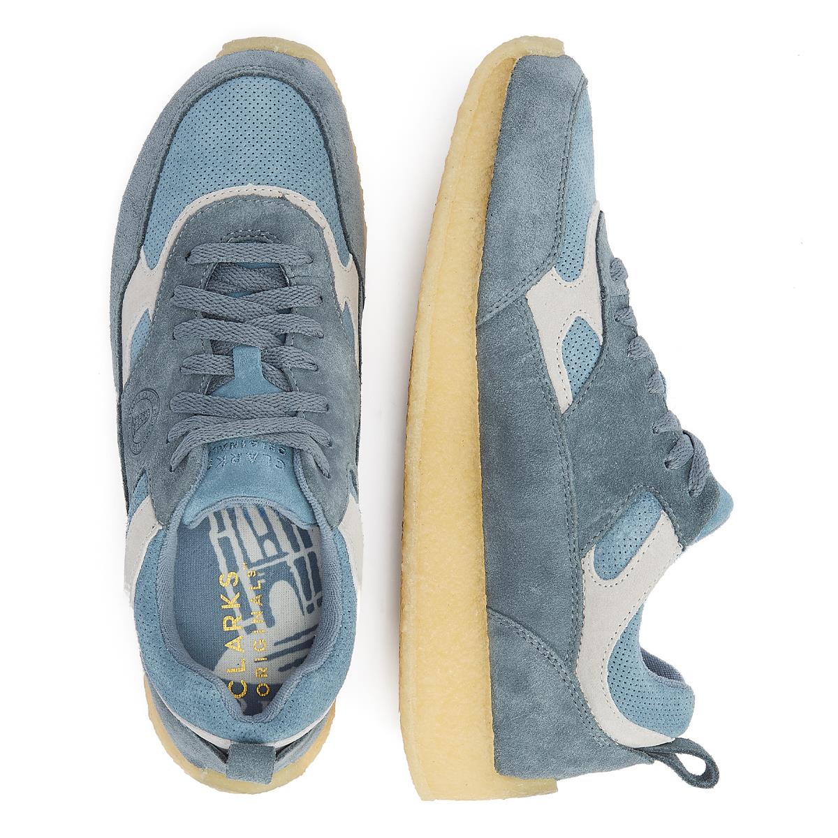 Clarks Baskets Bleues Pour Hommes Lockhill Combi Originales