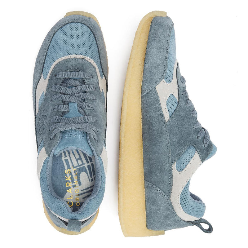 Clarks Baskets Bleues Pour Hommes Lockhill Combi Originales