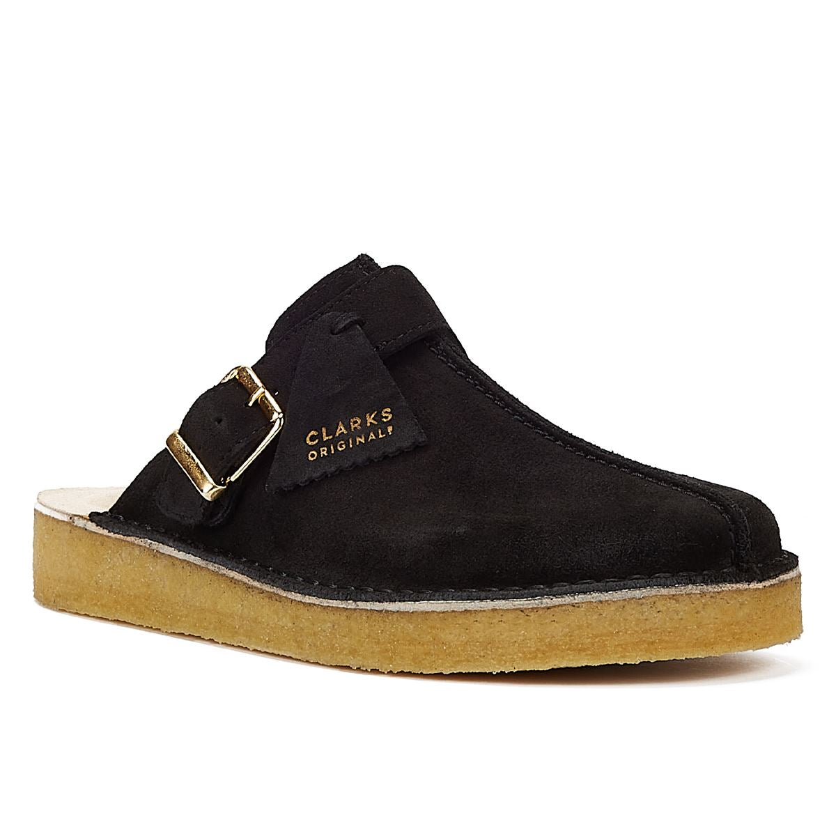 Clarks Originals Trek Mule Suede Sandales Homme Noir