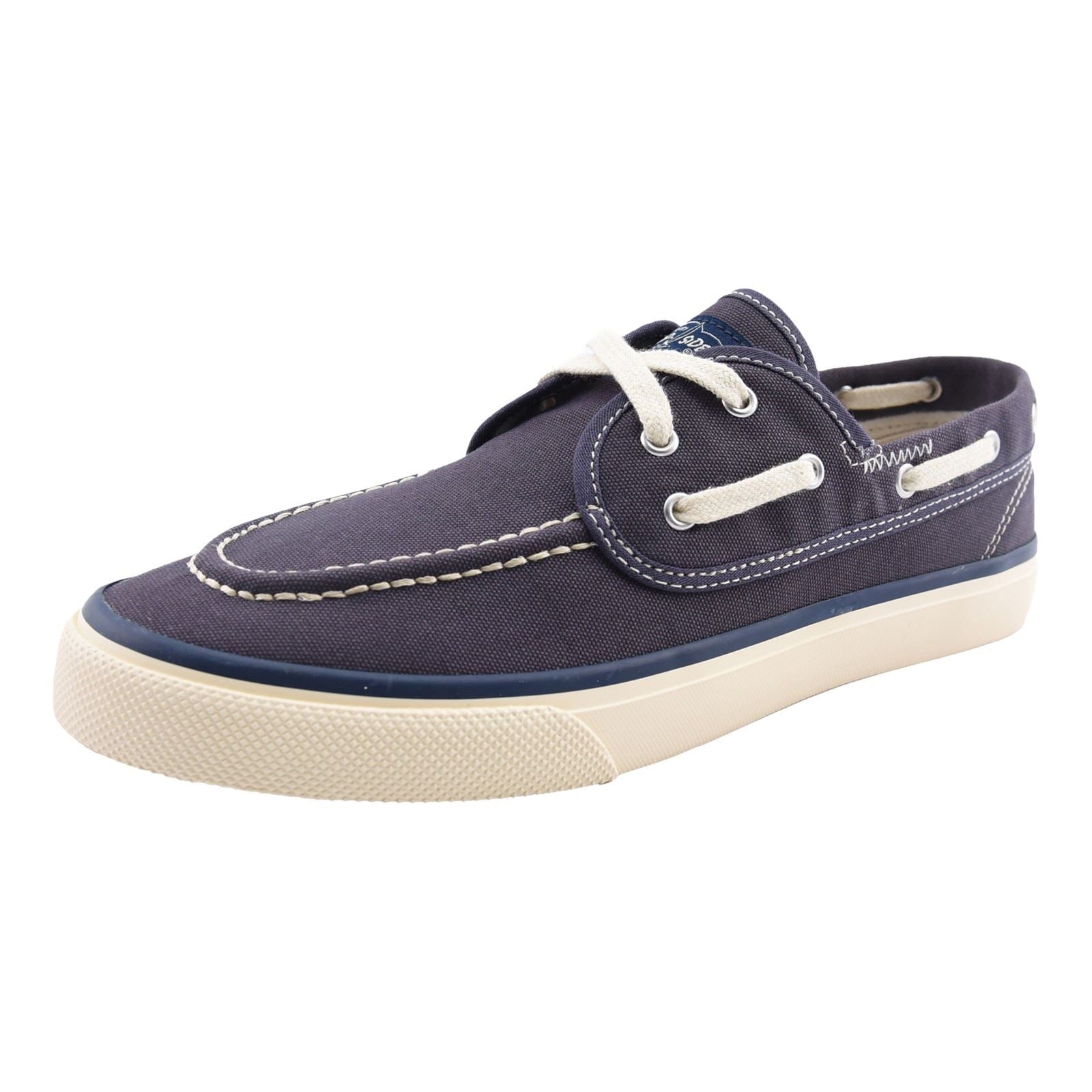 Sperry Classical Seamate Chaussures Bateau Pour Hommes En Coton Bleu Marine