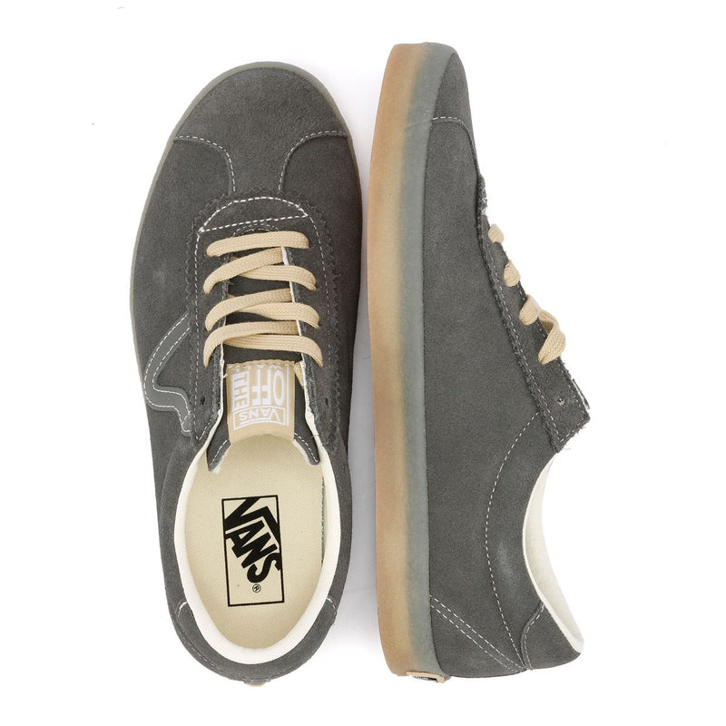 Vans Sport Low Crepe Baskets Grises En Suède