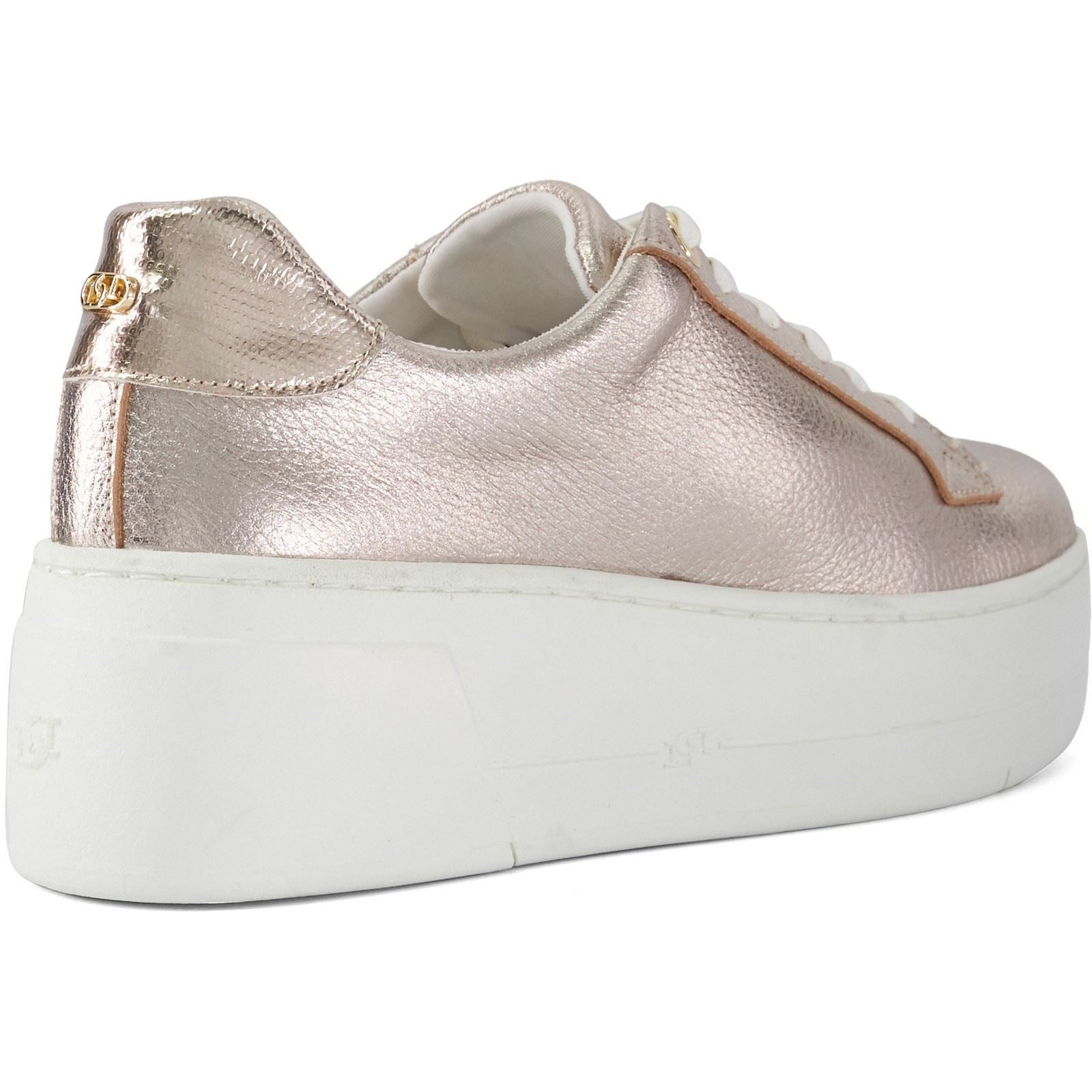 Dune Episode Chaussures De Sport En Cuir Pour Femmes Dorées