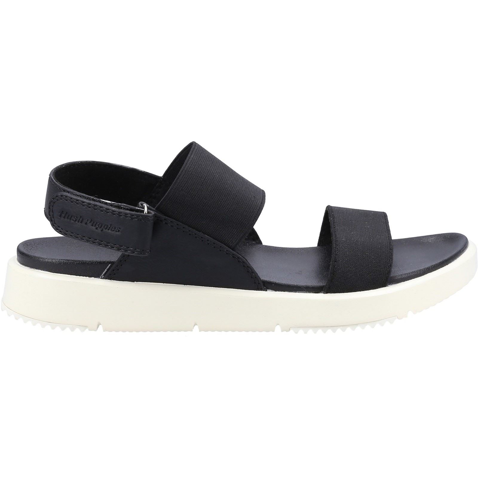 Hush Puppies Selina Sandales Pour Femmes En Polyuréthane Noir