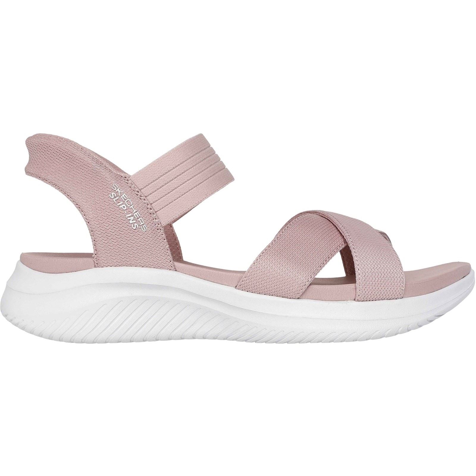 Skechers Ultra Flex 3.0 - Never Better Sandales Rose En Textile Pour Femmes