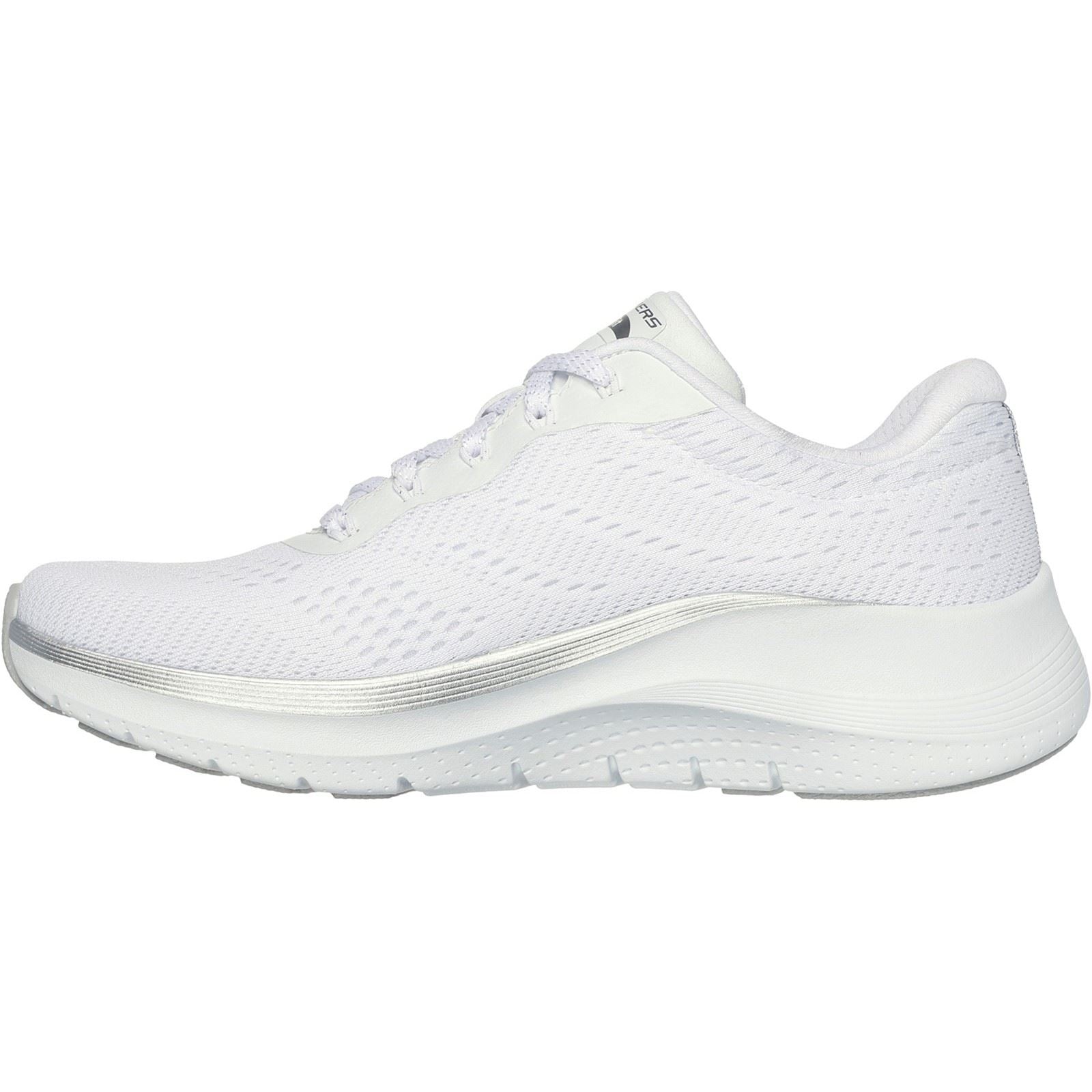 Skechers Arch Fit 2.0 Glow The Distance Chaussures De Sport Blanc/Argent Pour Femme