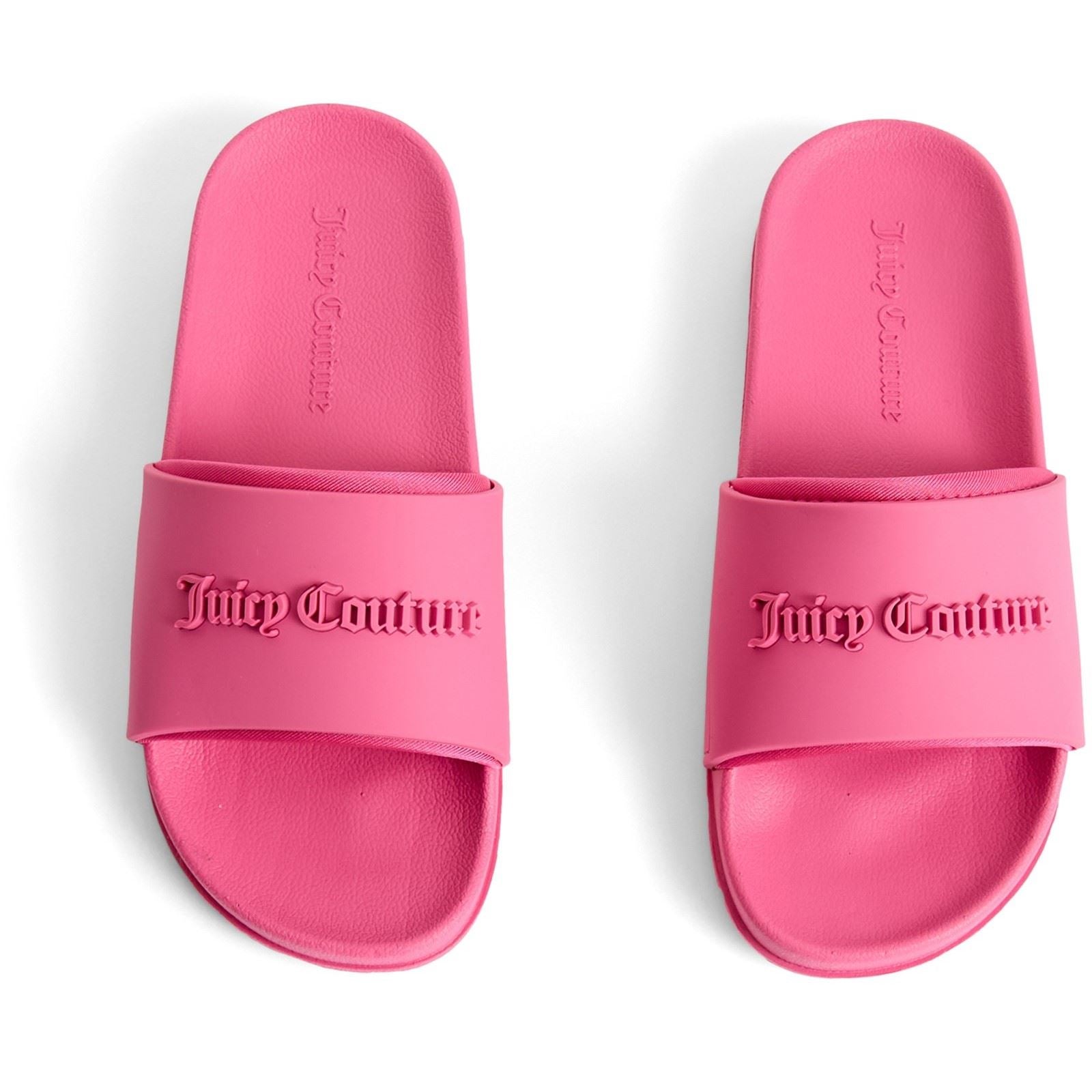 Juicy Couture Embossed Sandales Femme Rose Lumineux En Pvc