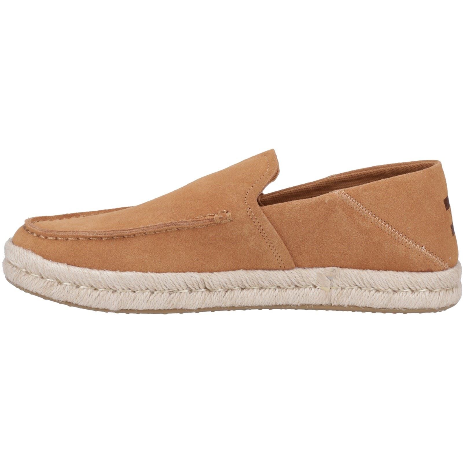 TOMS Alonso Espadrilles En Cuir Pour Hommes Couleur Taupe