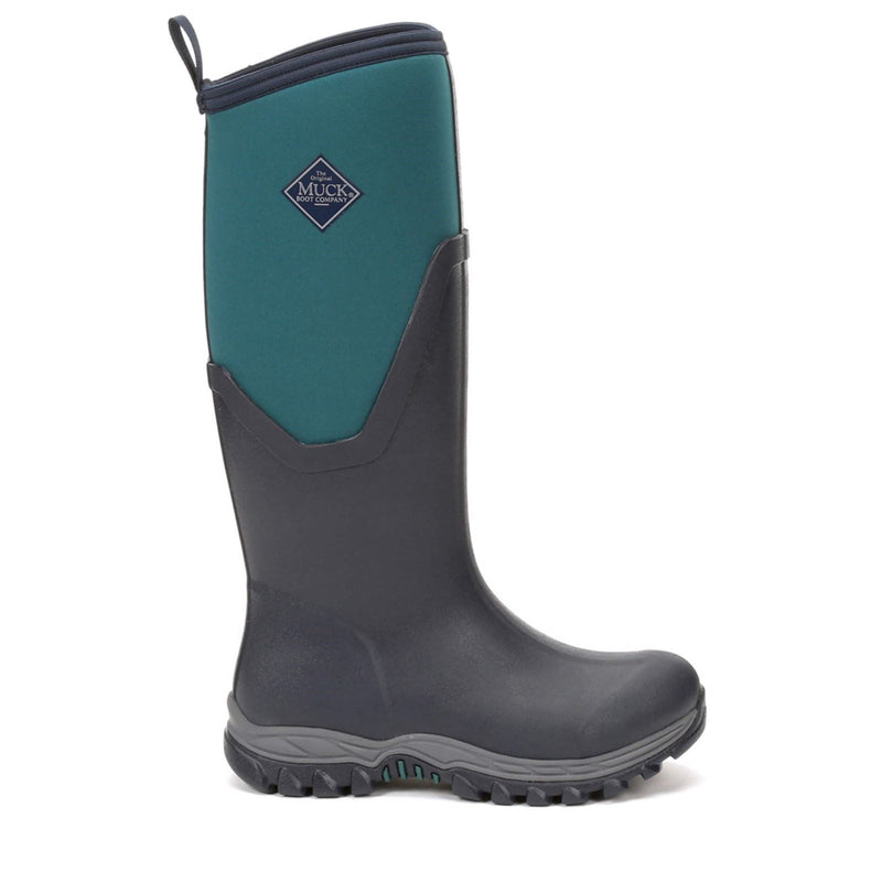 Muck Boots Arctic Sport II Tall Bottes Wellington En Caoutchouc Bleu Marine/Sapin