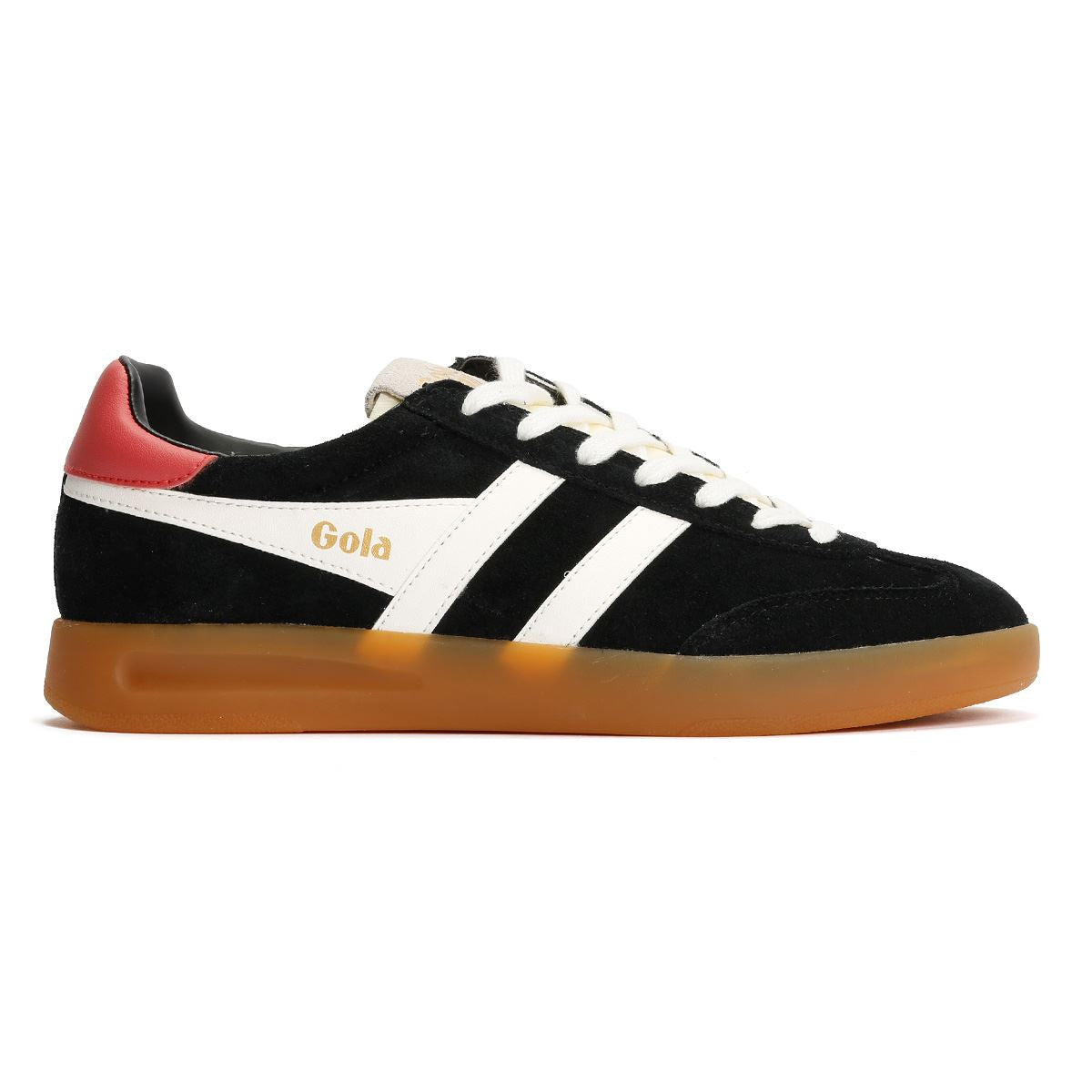 Gola Cyclone Baskets Noires Pour Femmes Suede