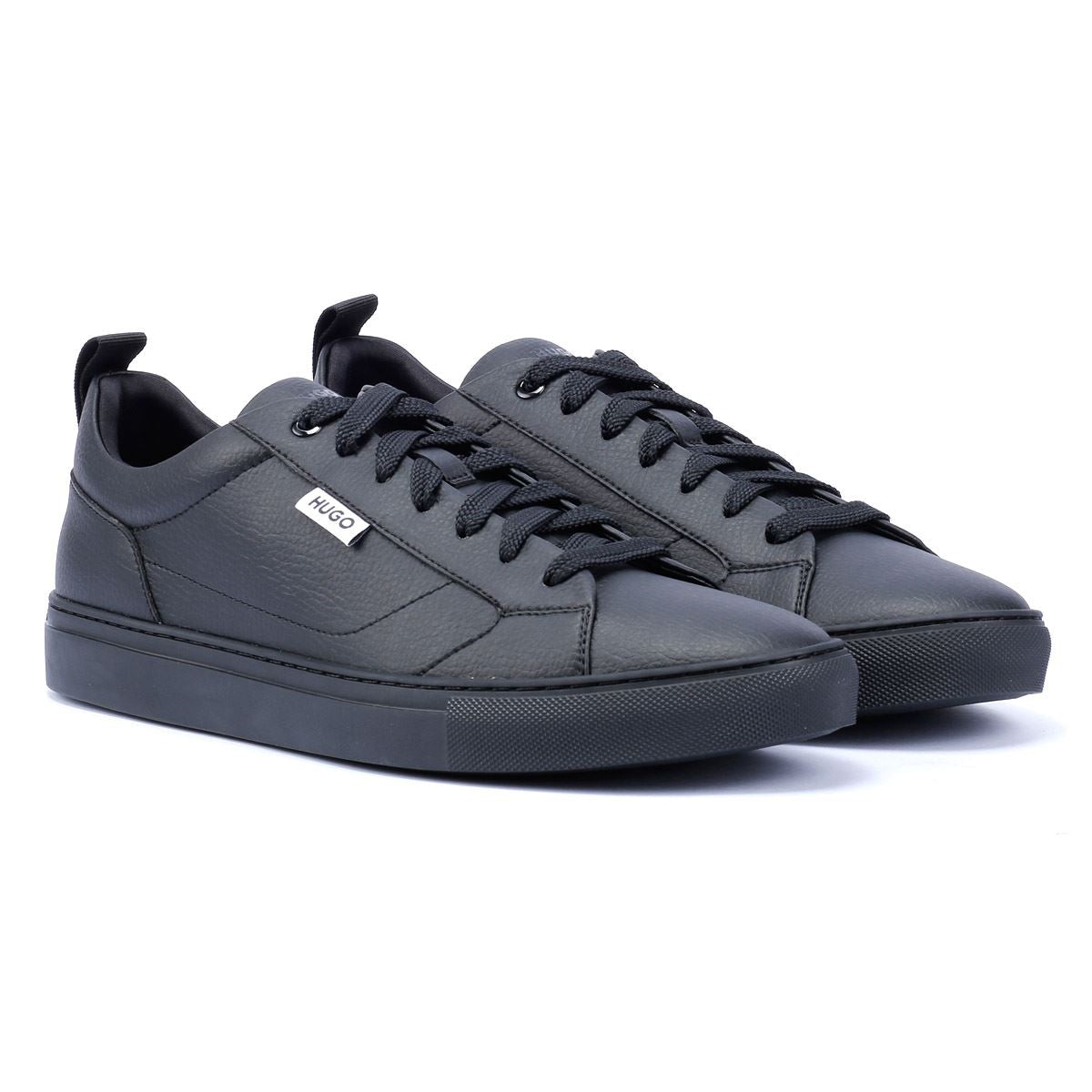 Hugo Morrie Tennis Baskets Noires Pour Hommes