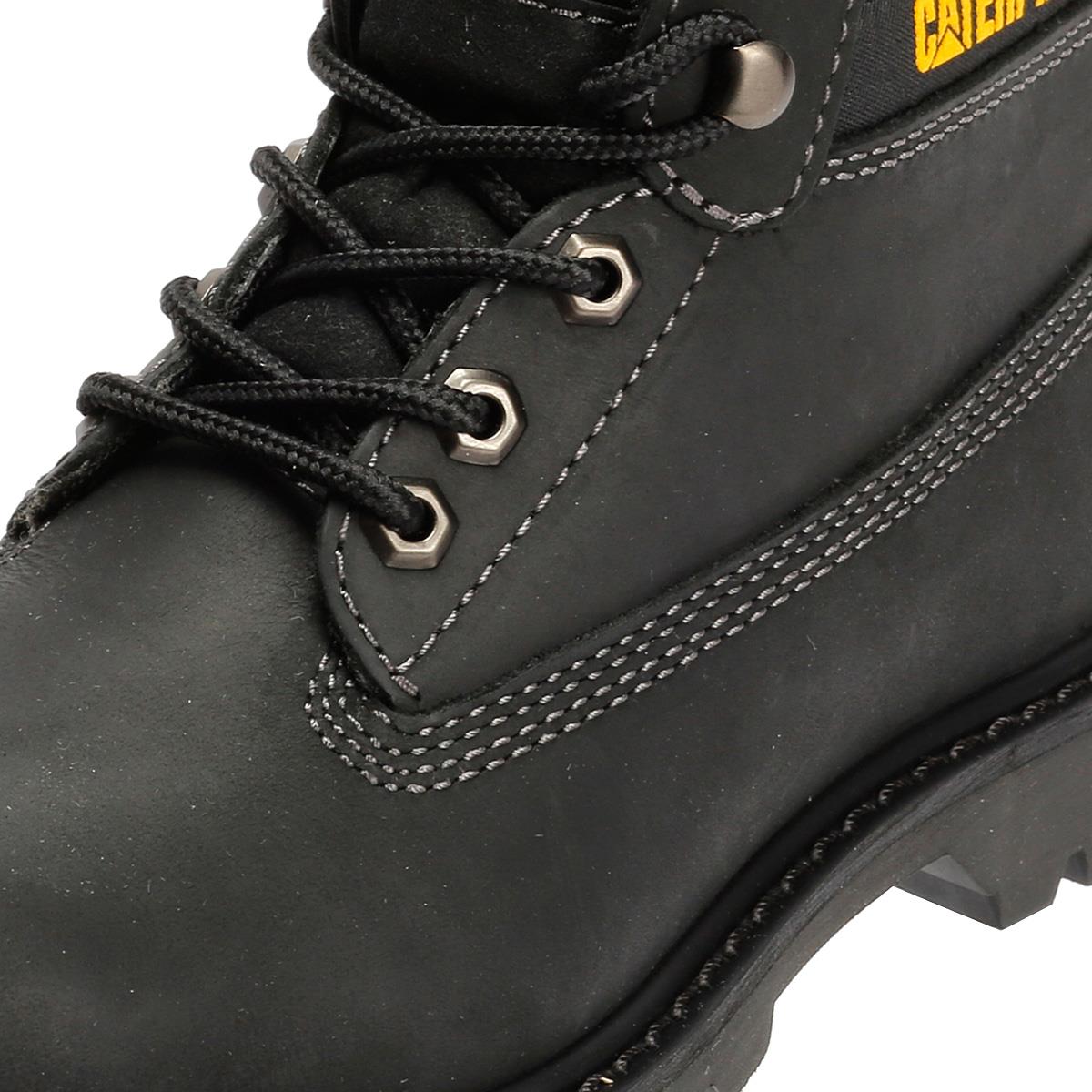 Caterpillar Colorado 2.0 Tractor Bottes Noires En Cuir Pour Hommes