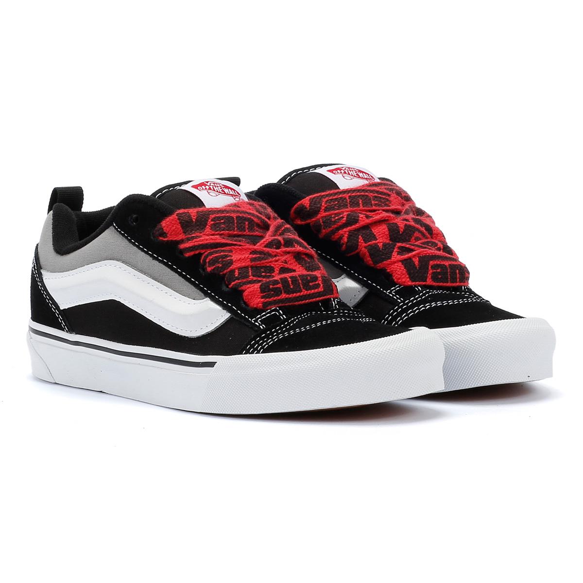 Vans Knu Skool Baskets En Daim Noir/Gris