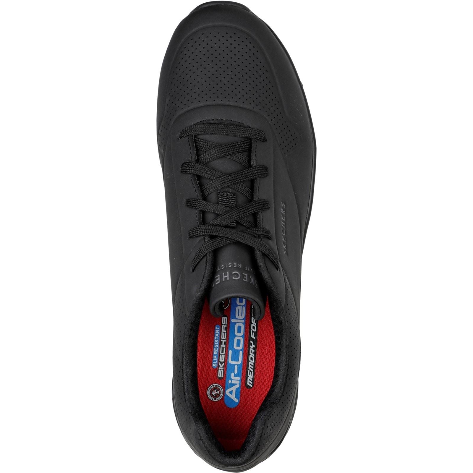 Skechers Workwear Work Relaxed Fit: Uno SR - Sutal Baskets De Sécurité Noires Pour Hommes