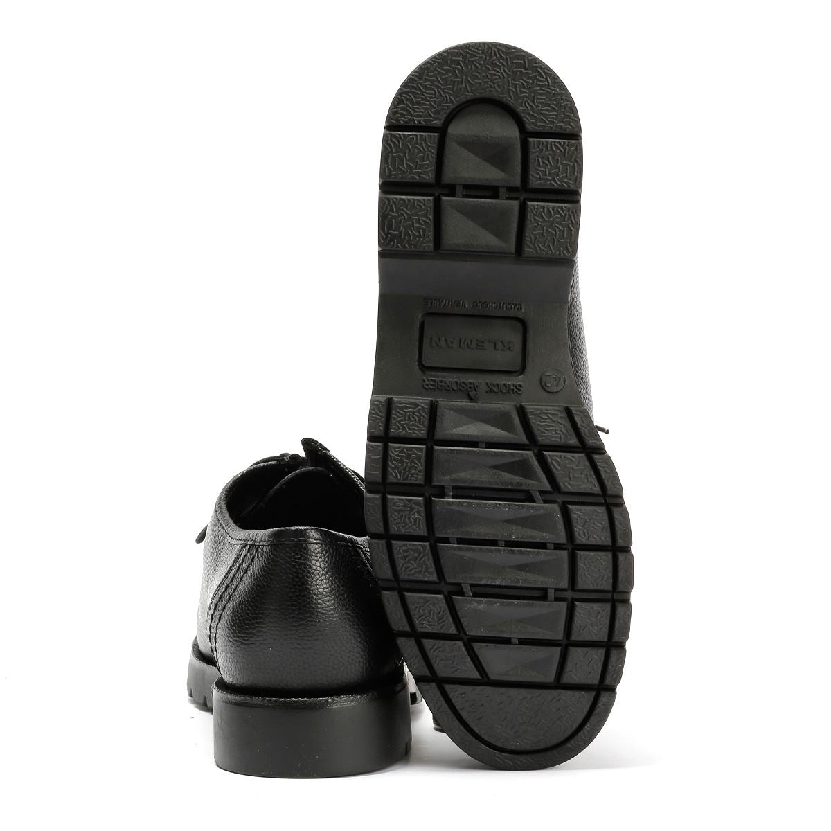 Kleman Padror G VGT Chaussures en cuir noir pour hommes